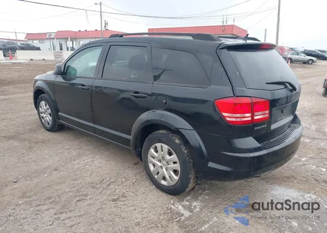 2017 Dodge Journey Se from USA, damaged, VIN 3C4PDCAB1HT507394
